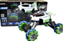 R / C Fjernstyret Bil Med Drift Funktion 1:14 - 15 Km / T - Assorterede Farver Rød Eller Grøn