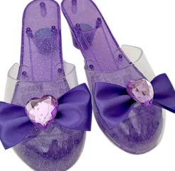Real Uniq - Beauty Sko Med Lysende Hæle - Pink, Purple Or Blue - 18.5 CM Length, 5 CM Heel Height, 6.5 CM Width