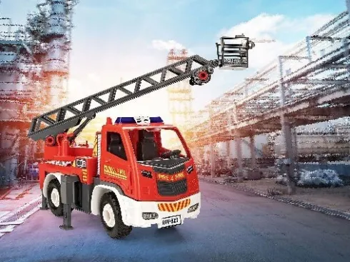 Revell First Construction - Brandbil Med Stige - 1:20