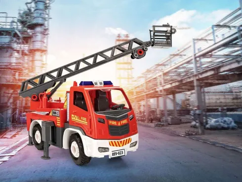 Revell First Construction - Brandbil Med Stige - 1:20