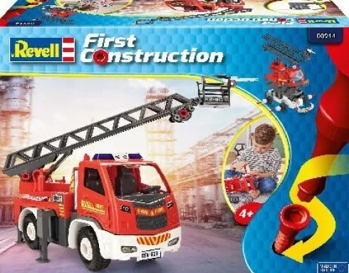 Revell First Construction - Brandbil Med Stige - 1:20