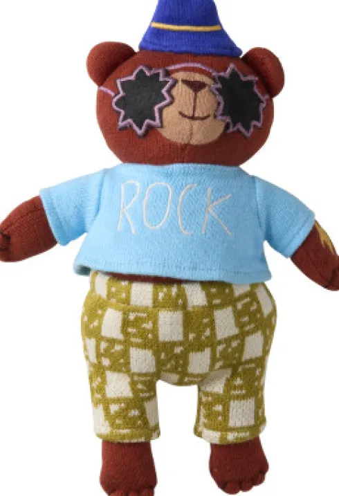 Rice - Kids Knitted Soft Toy In Bear Shape - Freddy - Kitoy-Bear