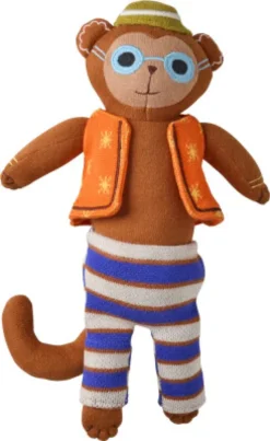 Rice - Kids Knitted Soft Toy In Monkey Shape - Harry