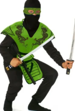 Rio Ninjadragt I 140 CM - Rød