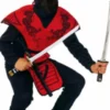 Rio Ninjadragt I 120 CM - Rød