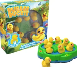 Rubber Duckie - Sjovt Vendespil Med Svømmende Ænder