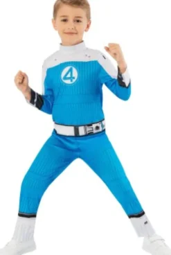 Rubies - Fantastiske 4 Børnekostume - Human Torch - Str. 110-116 CM