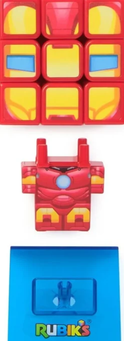Rubiks - Iron Man Rubik's Cube - 3X3 Terning - Marvel - Officiel