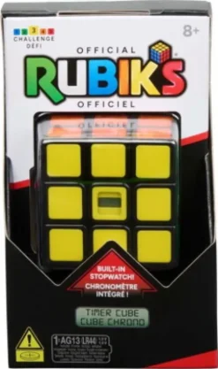 Rubik's - Timed Cube - 3X3 Officiel Ternning Med Stopur