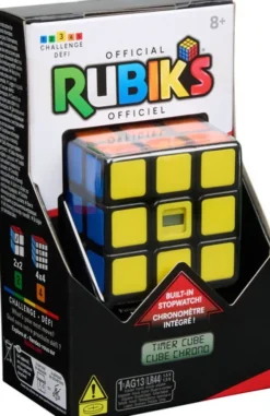 Rubik's - Timed Cube - 3X3 Officiel Ternning Med Stopur