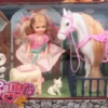 Sally's Horse - Heste Figur Sæt Med Hund Og Udstyr - Vn 61184