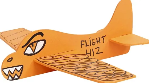 Saml Selv Fly - Legetøjsfly I Træ - 20 Stk