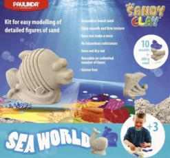 Sandy Clay - Sea World Modellervoks Legesæt - Natur