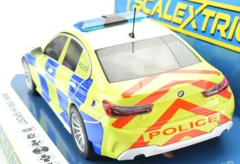 Scalextric Bil - Bmw 330I M-Sport Politi Bil - 1:32 - C4165