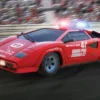 Scalextric Bil - Lamborghini Countach - Gp Safety Car - C4329