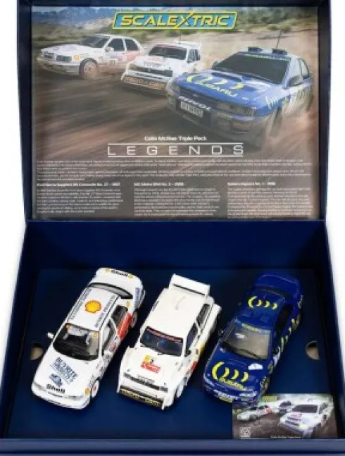 Scalextric C4612A - Colin Mcrae Triple Pack - 3 Biler