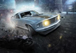 Scalextric - John Wick Ford Mustang Boss 429 Bil - 1:32 - C4497