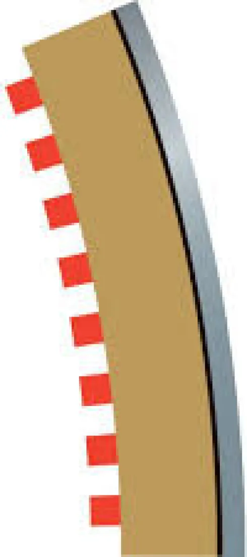 Scalextric - Radius 3 Outer Borders & Barriers Til C8204 - C8224