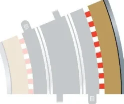 Scalextric - Radius 3 Outer Borders & Barriers Til C8204 - C8224