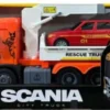 Scania Lastbil M/Kran På Lad, Lys & Lyd 25X10X15Cm - Contruck