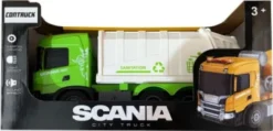 Scania Skraldebil Med Lys Og Lyd, 28X10X13Cm - Contruck