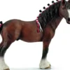 Schleich 13808 - Clydesdale Vallak Hest - Farm World