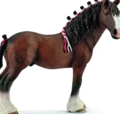 Schleich 13808 - Clydesdale Vallak Hest - Farm World