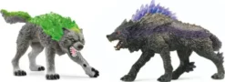 Schleich Eldrador Creatures - Skyggeulv Og Granitulv Figurer - 72289
