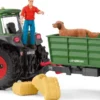 Schleich Farm World - Traktor Med Vogn - 42608