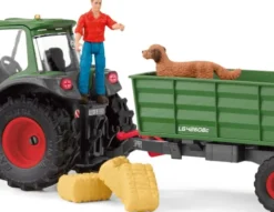 Schleich Farm World - Traktor Med Vogn - 42608