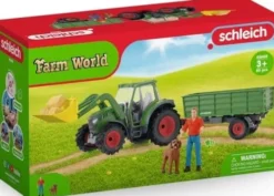 Schleich Farm World - Traktor Med Vogn - 42608