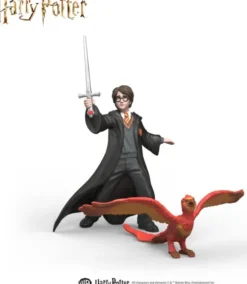 Schleich 14994 - Harry & Fawkes Med Sværd - Wizarding World