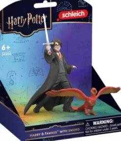 Schleich 14994 - Harry & Fawkes Med Sværd - Wizarding World