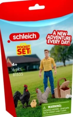 Schleich 81535 - Pocket Set - Pippeparade - Høns - Farm World