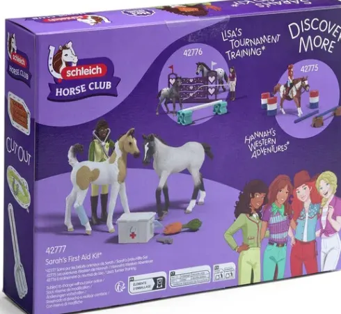 Schleich 42777 - Sarah's First Aid Kit - Heste Figurer - Horse Club