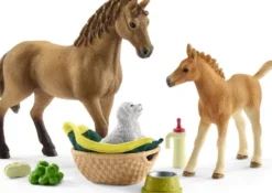 Schleich 42432 - Sarahs Pleje Af Dyreunger - Horse Club