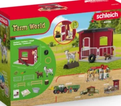 Schleich Stald - Gedestald Med Tilbehør - 42726