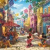 Schmidt - Thomas Kinkade: Disney - Mickey & Minnie In Mexico - 6000 Pieces