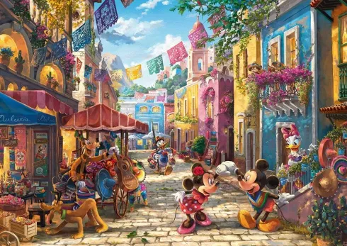 Schmidt - Thomas Kinkade: Disney - Mickey & Minnie In Mexico - 6000 Pieces