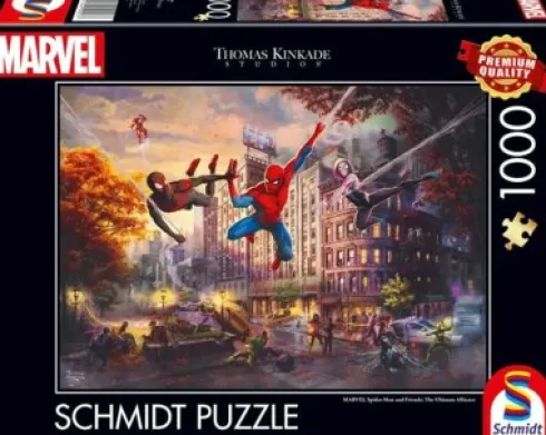 Schmidt - Thomas Kinkade: Marvel - Spider-Man And Friends - The Ultimate Alliance - 1000 Pieces