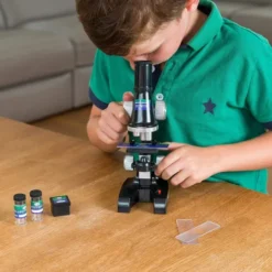Science - Mikroskop Sæt Med Lys Til Børn - Junior