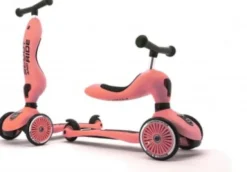 Scoot And Ride Highwaykick 1 - Løbehjul Og Løbecykel - Peach