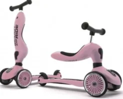 Scoot And Ride Highwaykick 1 - Løbehjul Og Løbecykel - Pink