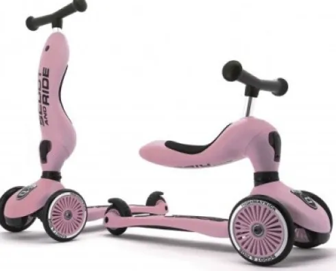Scoot And Ride Highwaykick 1 - Løbehjul Og Løbecykel - Pink