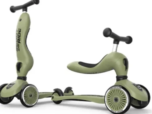 Scoot And Ride - Highway Kick 1 - Løbehjul Og Løbecykel - Oliven