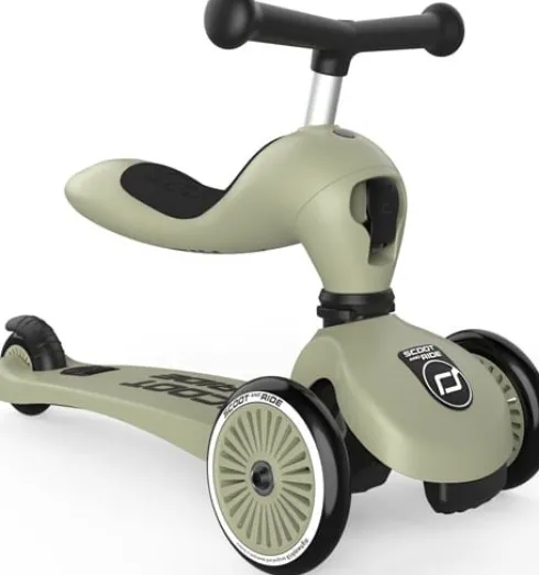 Scoot And Ride - Highway Kick 1 - Løbehjul Og Løbecykel - Oliven