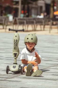 Scoot And Ride - Highway Kick 1 - Løbehjul Og Løbecykel - Oliven