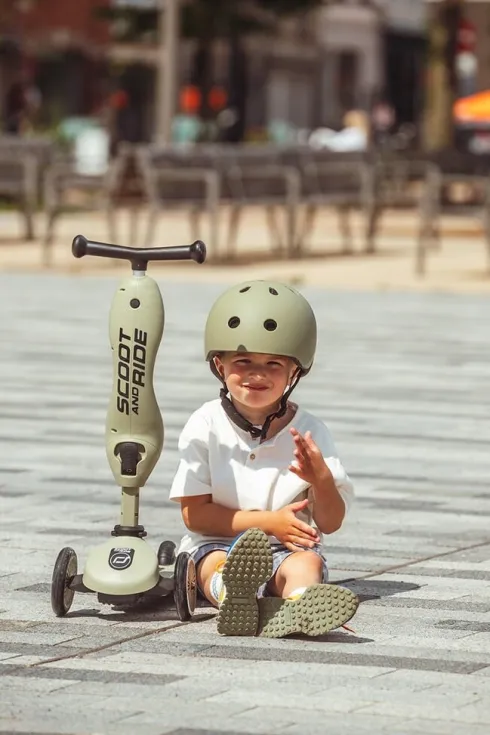 Scoot And Ride - Highway Kick 1 - Løbehjul Og Løbecykel - Oliven