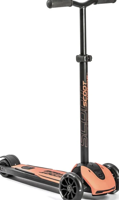 Scoot And Ride - Highwaykick 5 Led - Løbehjul Til Børn - Peach