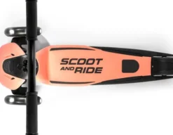 Scoot And Ride - Highwaykick 5 Led - Løbehjul Til Børn - Peach